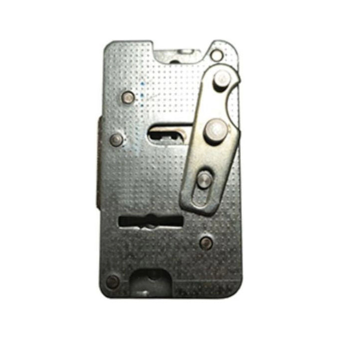 MOTTURA 8010728963060 Nucleo Ricambio Dx Compact per Cilindro Tesio 89760 con 3 Chiavi Doppia Mappa 50 mm Zincato colore Argento