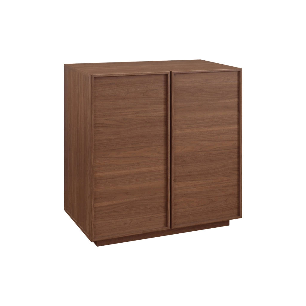 Credenza effetto legno 2 ante 80 cm, noce
