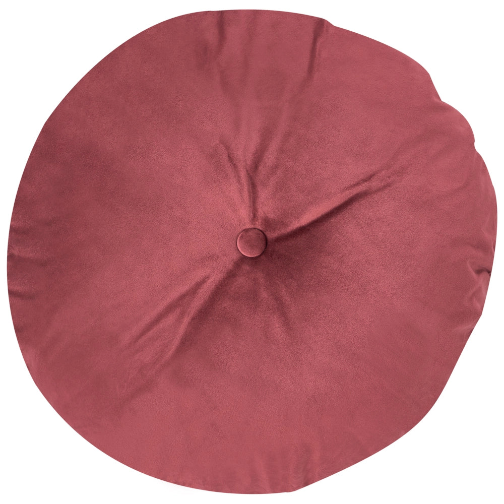 Divano in velluto rosso a 3 posti con bordatura a borchie Cuscini trapuntati con braccioli arrotolati Glam