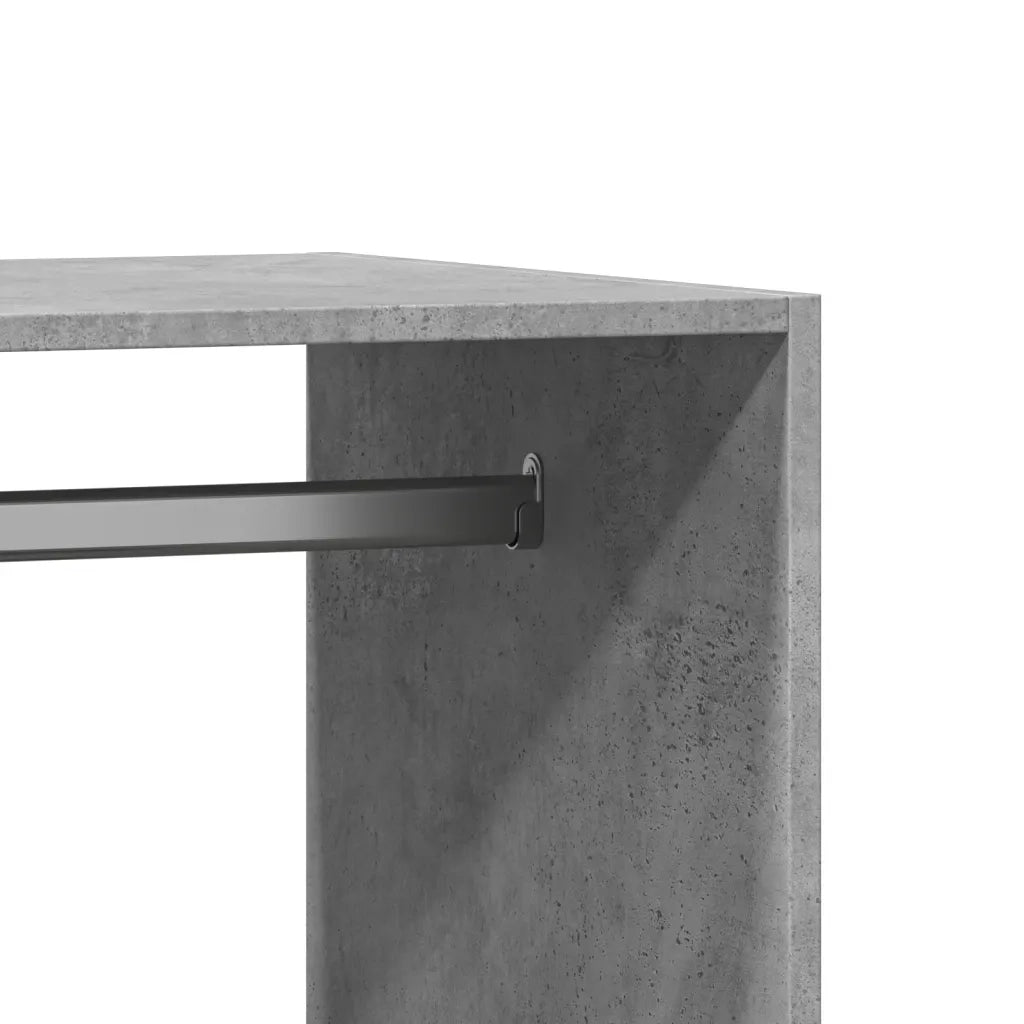 Armadio Grigio Cemento 77x48x102 cm in Legno Multistrato CFW4538448
