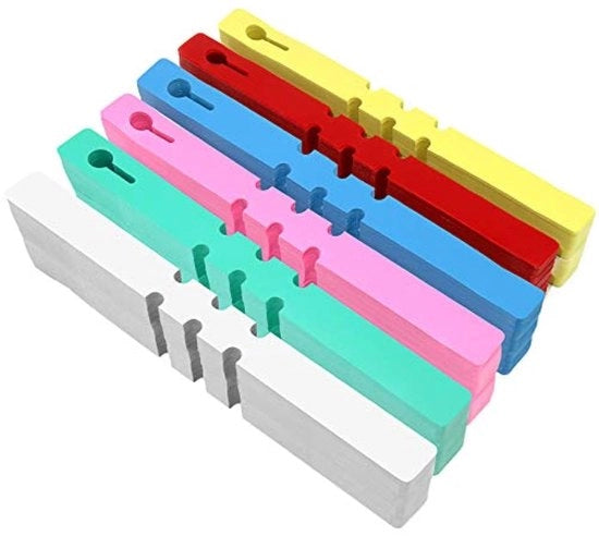 Etichette per piante acqua resistenti - 100 pezzi - Adattabili - Appese - PVC plastica - Flessibili e resistenti agli urti - etichette per giardino