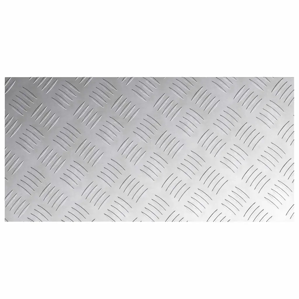 Gradini per Scale 4 pz | Tappetini per scale autoadesivi Argento 60 x 30 cm Alluminio