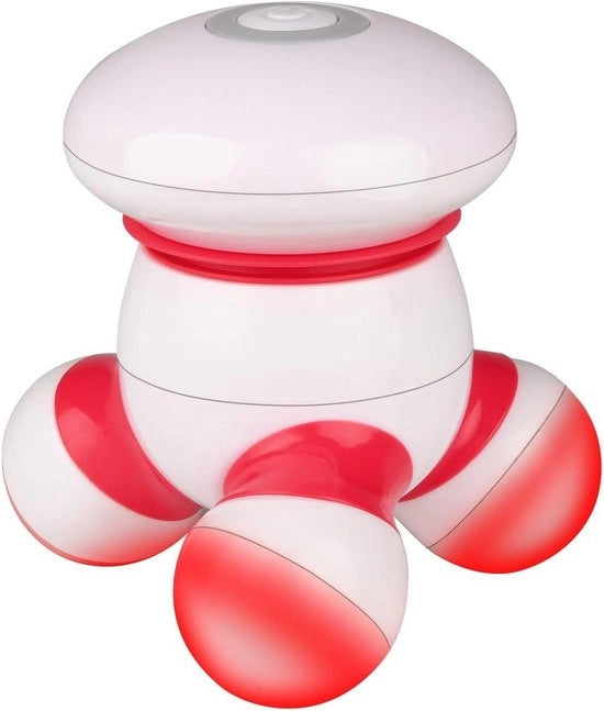 Apparecchio di Massaggio Manuale Mini con Vibrazione e Luce LED per Riduzione del Dolore - Portatile e Ideale per Testa, Collo, Schiena e Altro