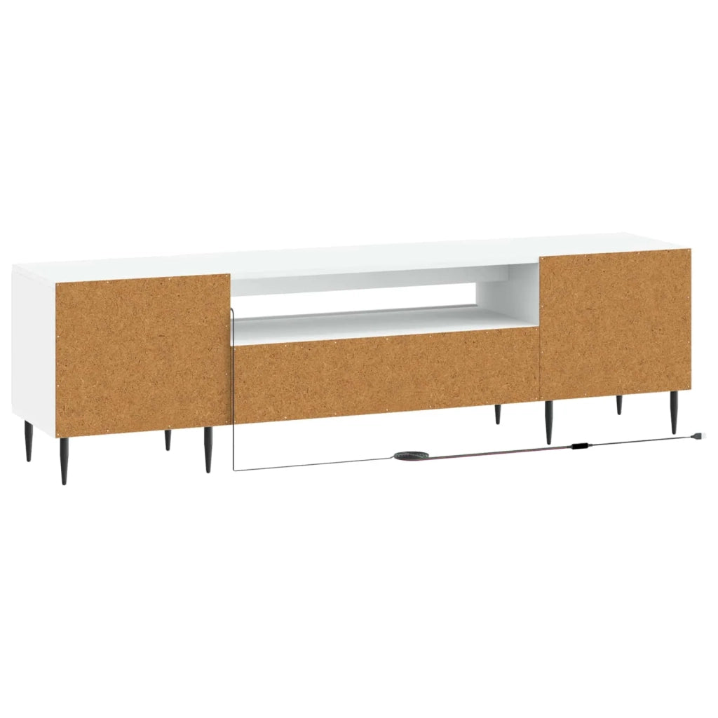 Mobile TV LED Bianco Legno ingegnerizzato 896465