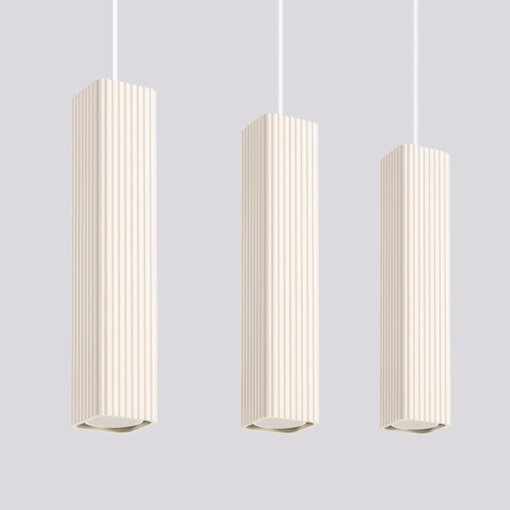 Lampada a sospensione RAYO 3L beige