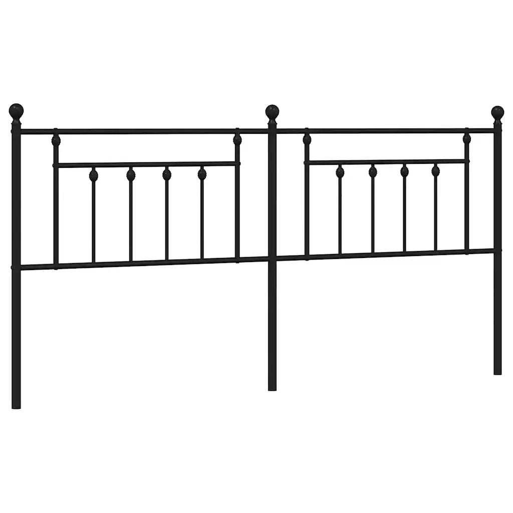 Testiera di Ricambio in Metallo Nero 200 cm 353575