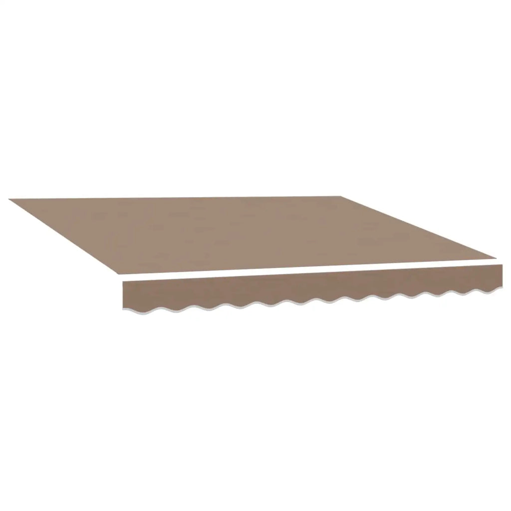 Tenda retrattile Tortora 500 × 300 cm Tela e Alluminio 3426383