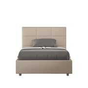 Letto 1 Piazza e Mezzo 120x210 cm Senza Rete Mika Tortora