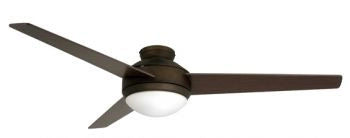 Vam Ventilatore da soffitto bronzo 102 cm con luce e telecomando con sensore temperatura