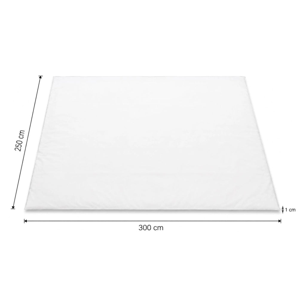 Salano, Copripiumino Matrimoniale Federa Inclusa, 300x250 cm Grigio Tortora