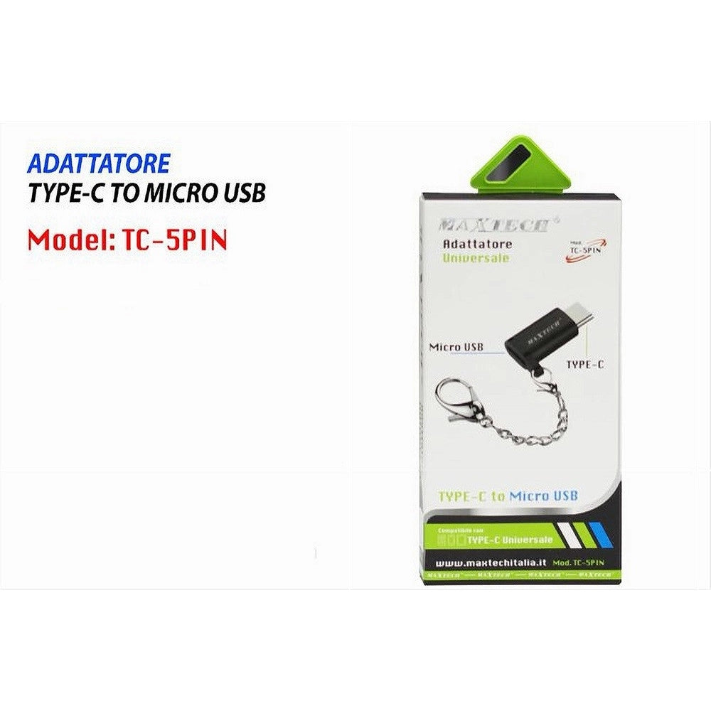 Trade Shop - Adattatore Convertitore Da Type-c A Micro Usb Universale 5pin Smartphone Tc-5pin -