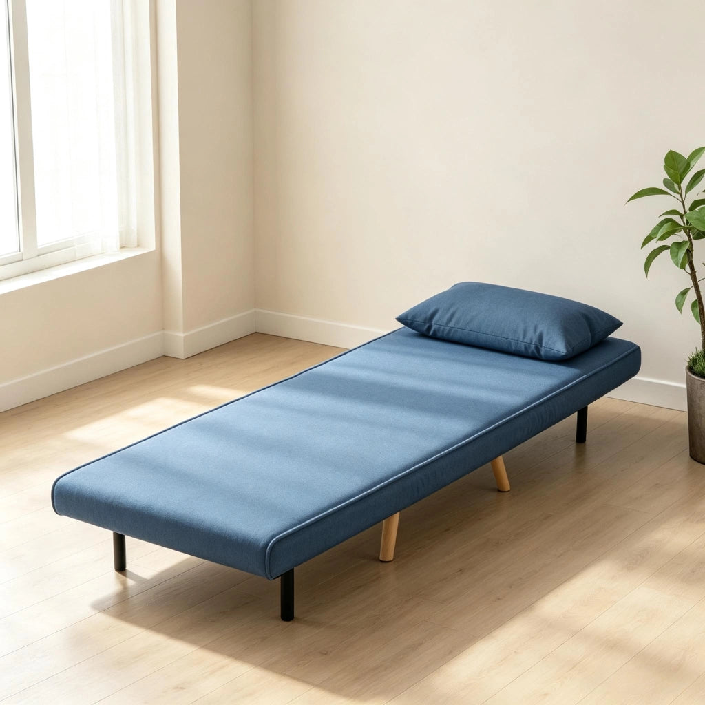 Divano letto pieghevole con schienale regolabile, divano pieghevole moderno, mobile versatile per il soggiorno (solo con 1 divano pieghevole)