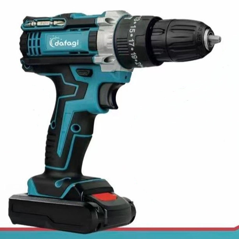 Trade Shop - Kit 118pz Valigetta Attrezzi Con Trapano Avvitatore A 2 Batteria 48v Motore Brushless -