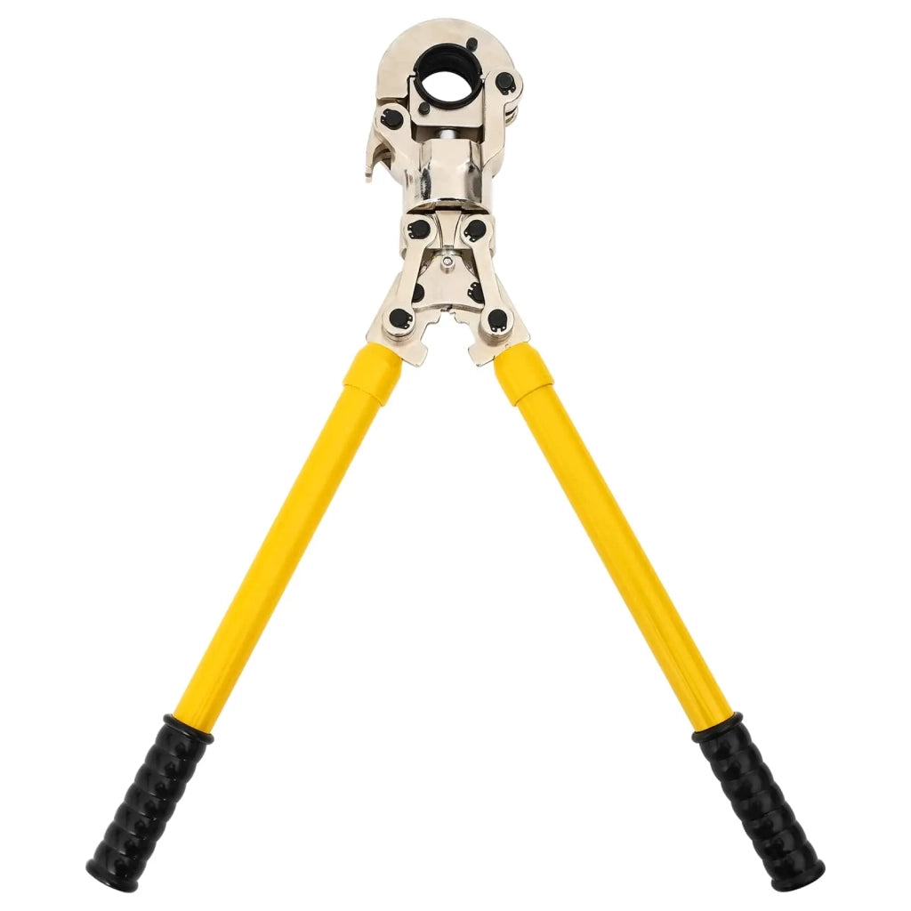 Strumento per crimpatura di tubi idraulici 2 pz Giallo Acciaio 42042664