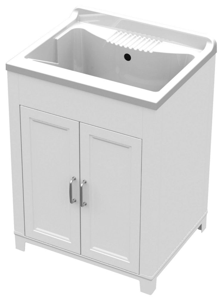 1pz kit lavatoio resina antiacido 60x50 cm bianco cod:ferx.7793