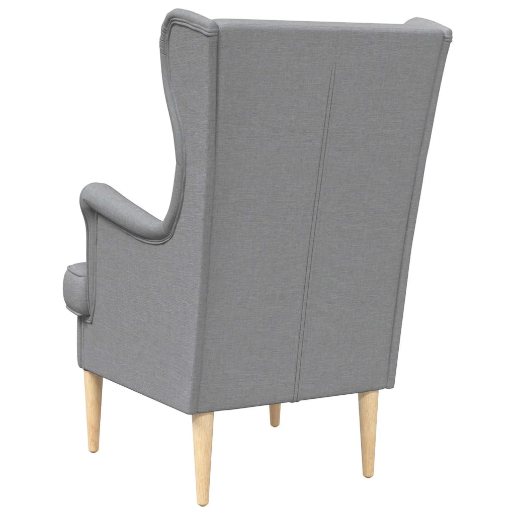 Poltrona Grigio Chiaro Tessuto 42029918