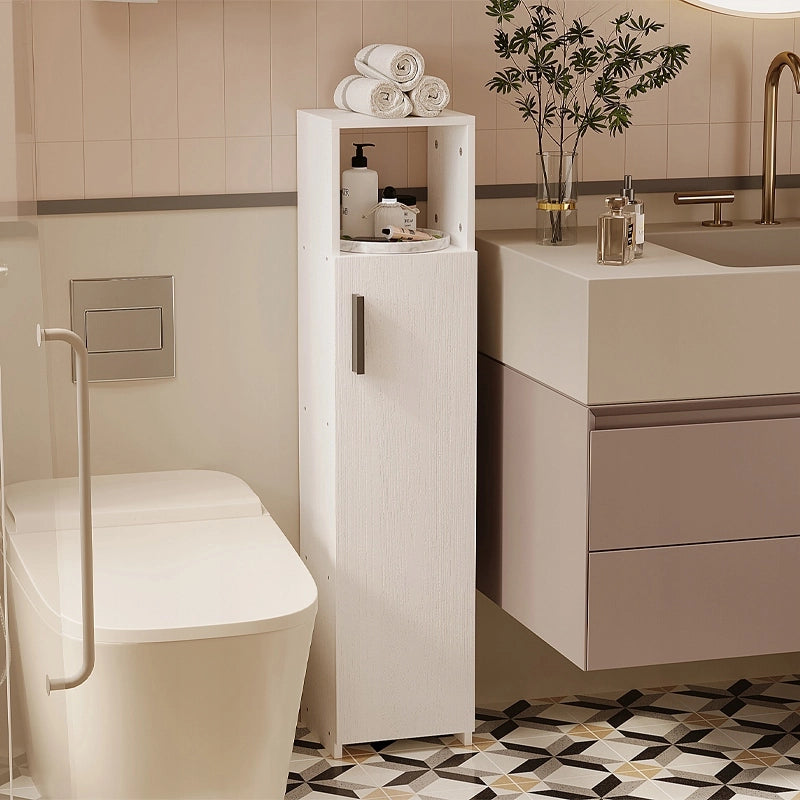 MOBILE DA BAGNO A COLONNA LOFT  STRETTO BIANCO – MODERNO 101 CM