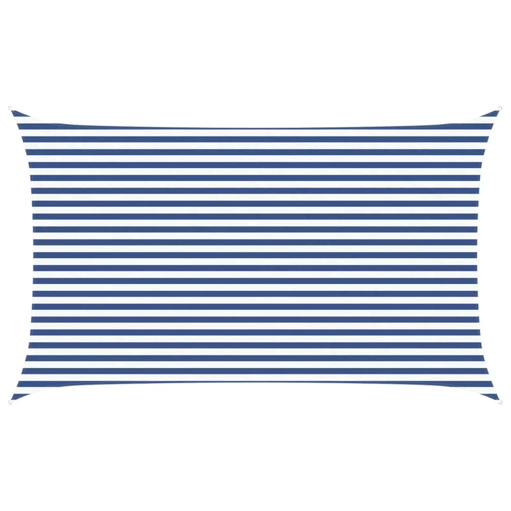 Vela da ombra solare Blu e Bianco 5 x 3 m 42031099