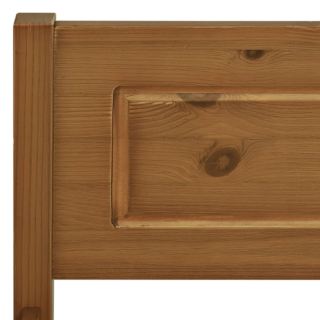 Giroletto in Legno Massello di Pino Marrone Ambrato 120x200 cm 322112