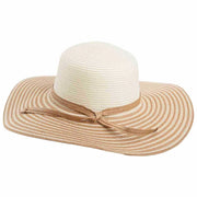 Cappello bicolore a tesa larga 58