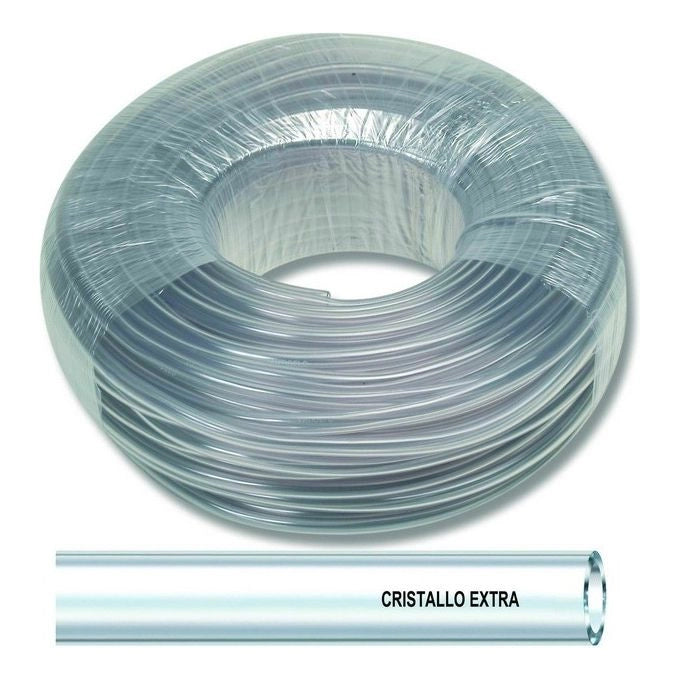 Fitt FV26128 Tubo in PVC Antigelo per Irrigazione Diametro 8x12 mm Lunghezza 150 Metri Molto Flessibile Privato di Cadmio e Bario colore Trasparente