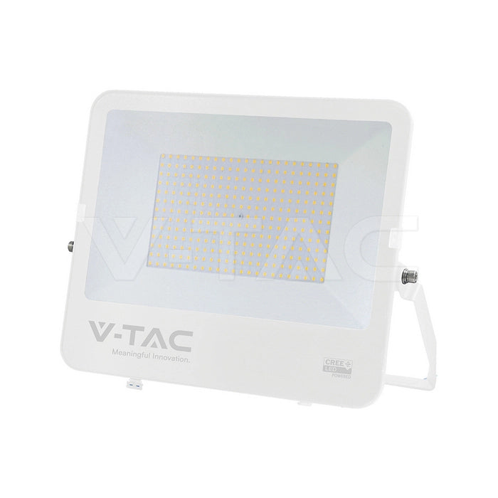 V-TAC PRO Faro LED SMD Chip CREE 200W 135LM/W Slim Cavo 1m Bianco 4000K IP65