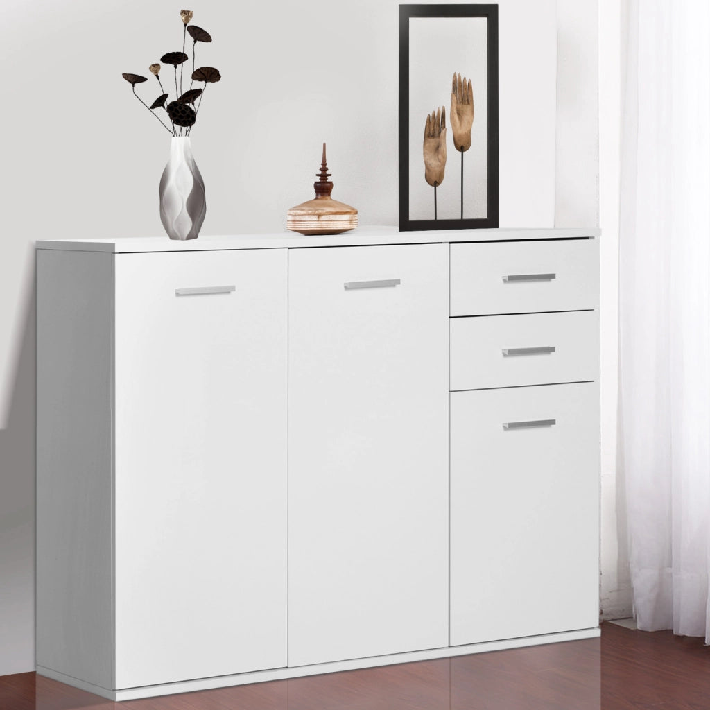 Credenza con Cassetti ¨C Xylo ¨C Bianco Legno 106x35x76 cm