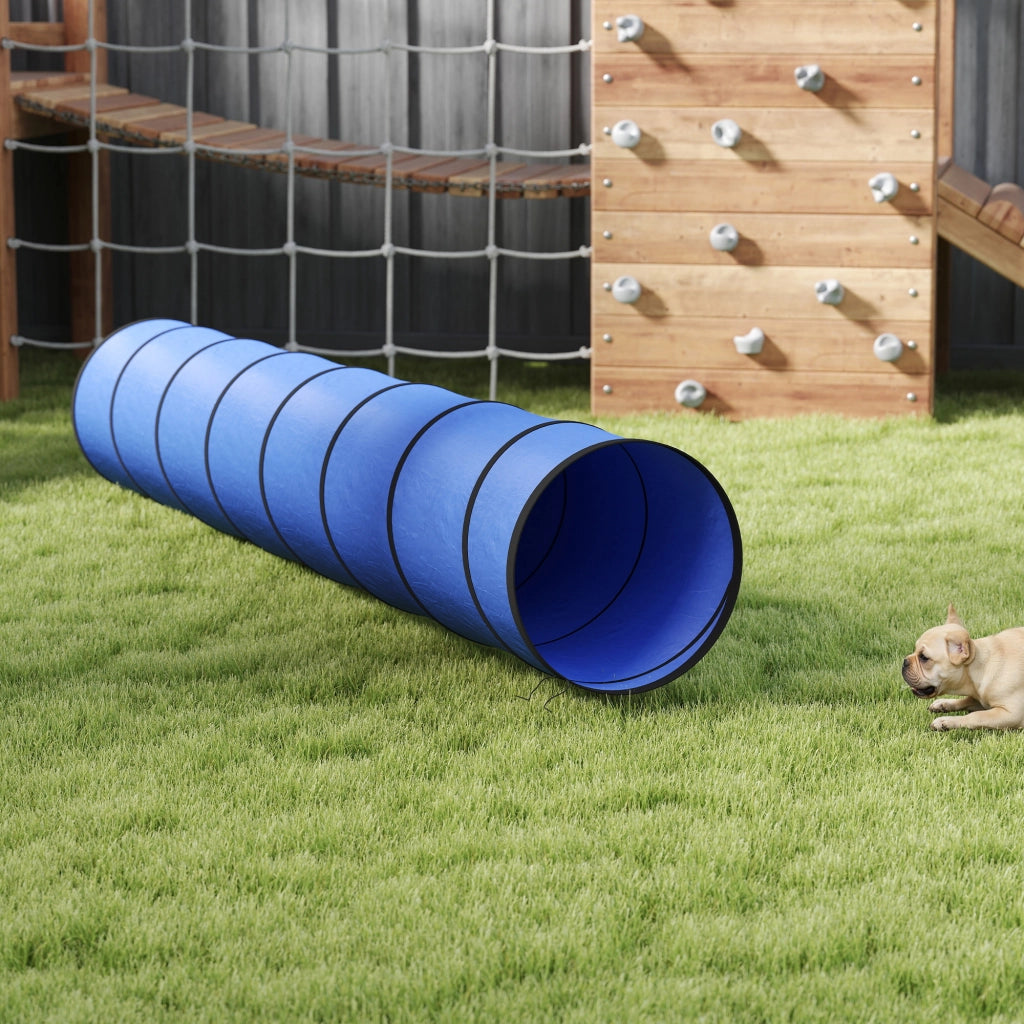 Tunnel per cani ¨C Minimal ¨C Blu 300x50 cm