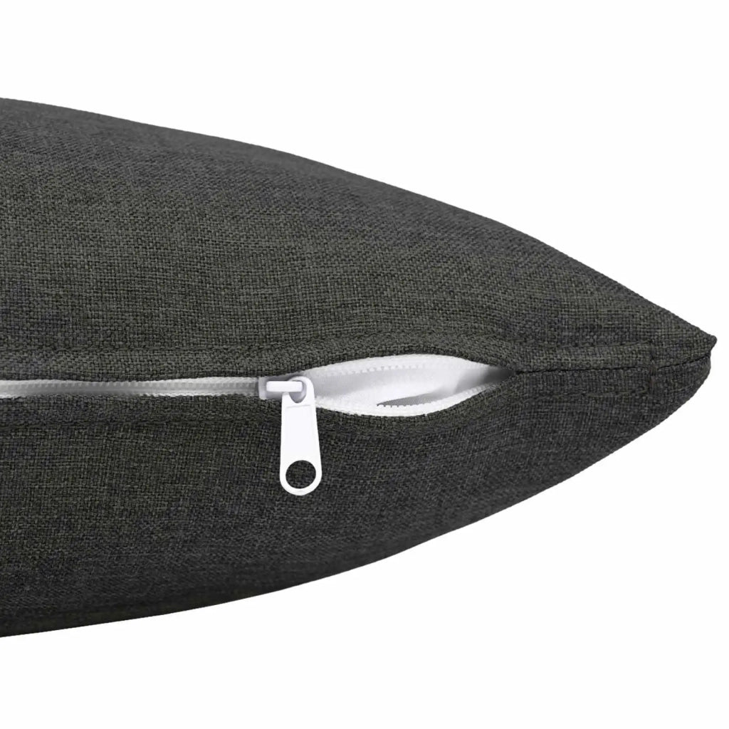 Cuscino da Lanciare 2 pz HEERLEN Grigio Scuro 60 x 60 cm 928010