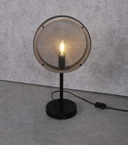 Lampada da tavolo Polux Arete E14 nero/marrone 312914