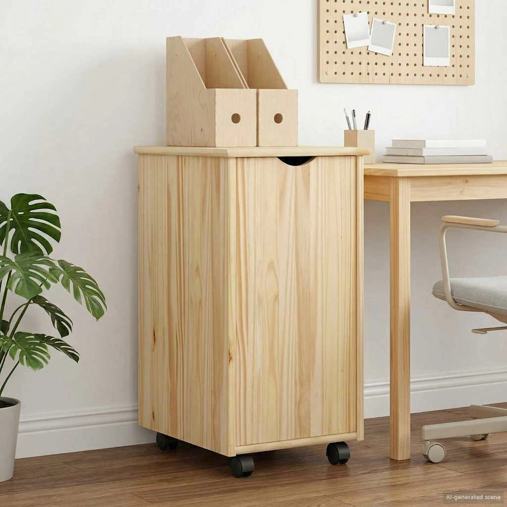 Mobile con Ruote con ruota Marrone 34 x 39 x 65,5 cm 42032392