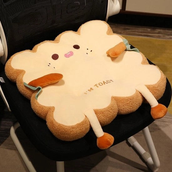 Cuscino per tavolo da lavoro o camera da letto - 15,7 pollici - Cuscino di piuma - Regalo carino - Comfortevole e rilassante - Tessuto velluto cristallo - Cuscino per sedere