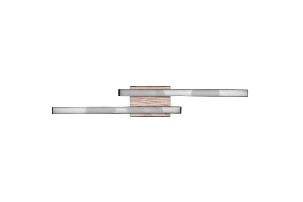 Plafoniera ROUTE LED 5W 3000K nero/marrone RL 56cm