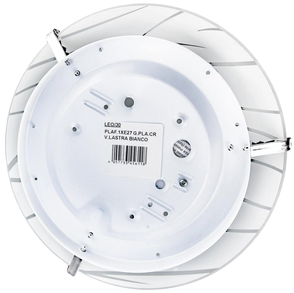 LEO LAMPADA PLAFONIERA 1 LAMPADINA E27 30 CM
