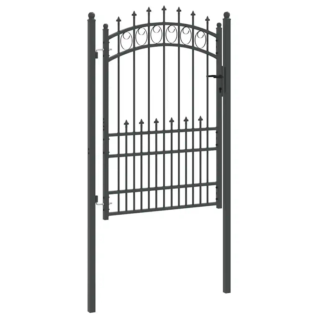 Cancello della recinzione con punte EMMEN 170 x 100 cm 42009005