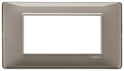 Vimar Plana placca 4 moduli colore cenere 14654.40