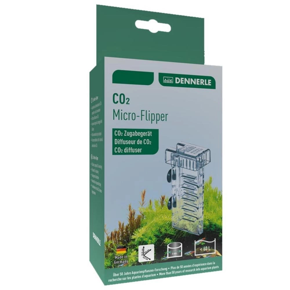 Dennerle 3075 Profi-Line Micro Flipper - dispositivo di alimentazione di CO2 compatto