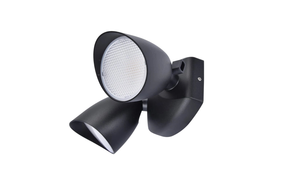 Applique esterna SHRIMP nera LED 23,5W 4000K Lutec