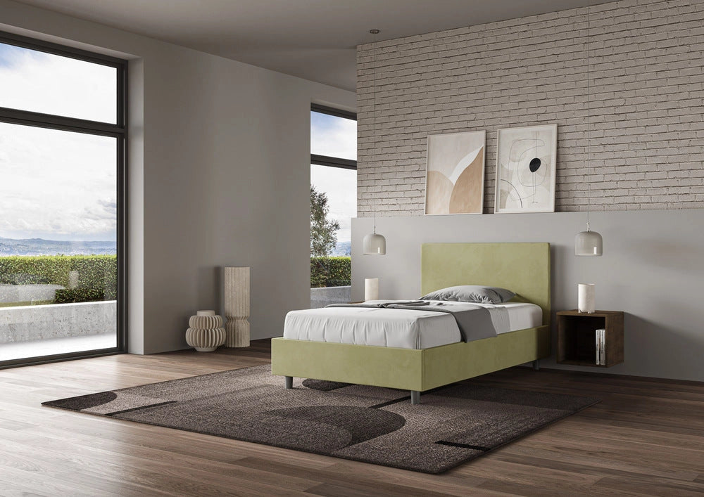 Letto Singolo 80x190 cm Senza Rete Adele Tè Verde