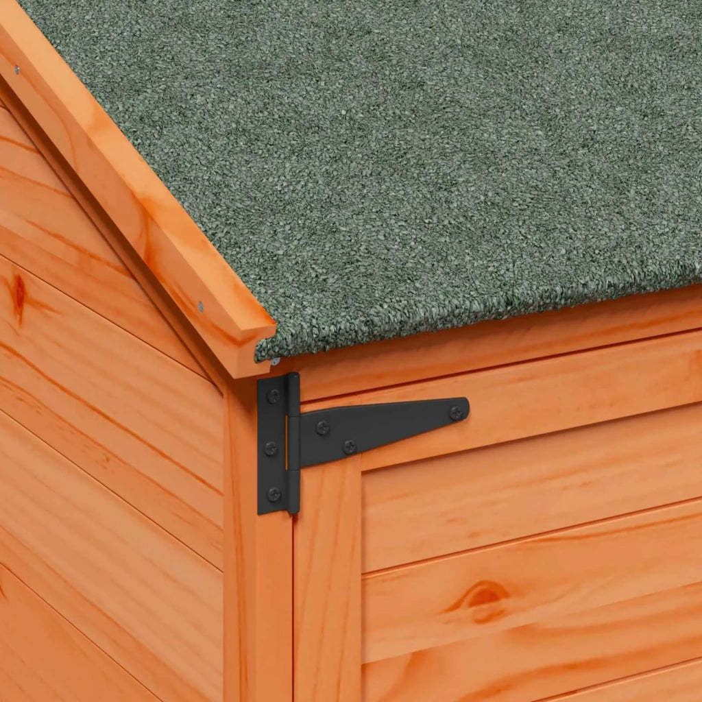 Capanno da Giardino con tetto Marrone 106,5 x 56 x 176 cm 42033451