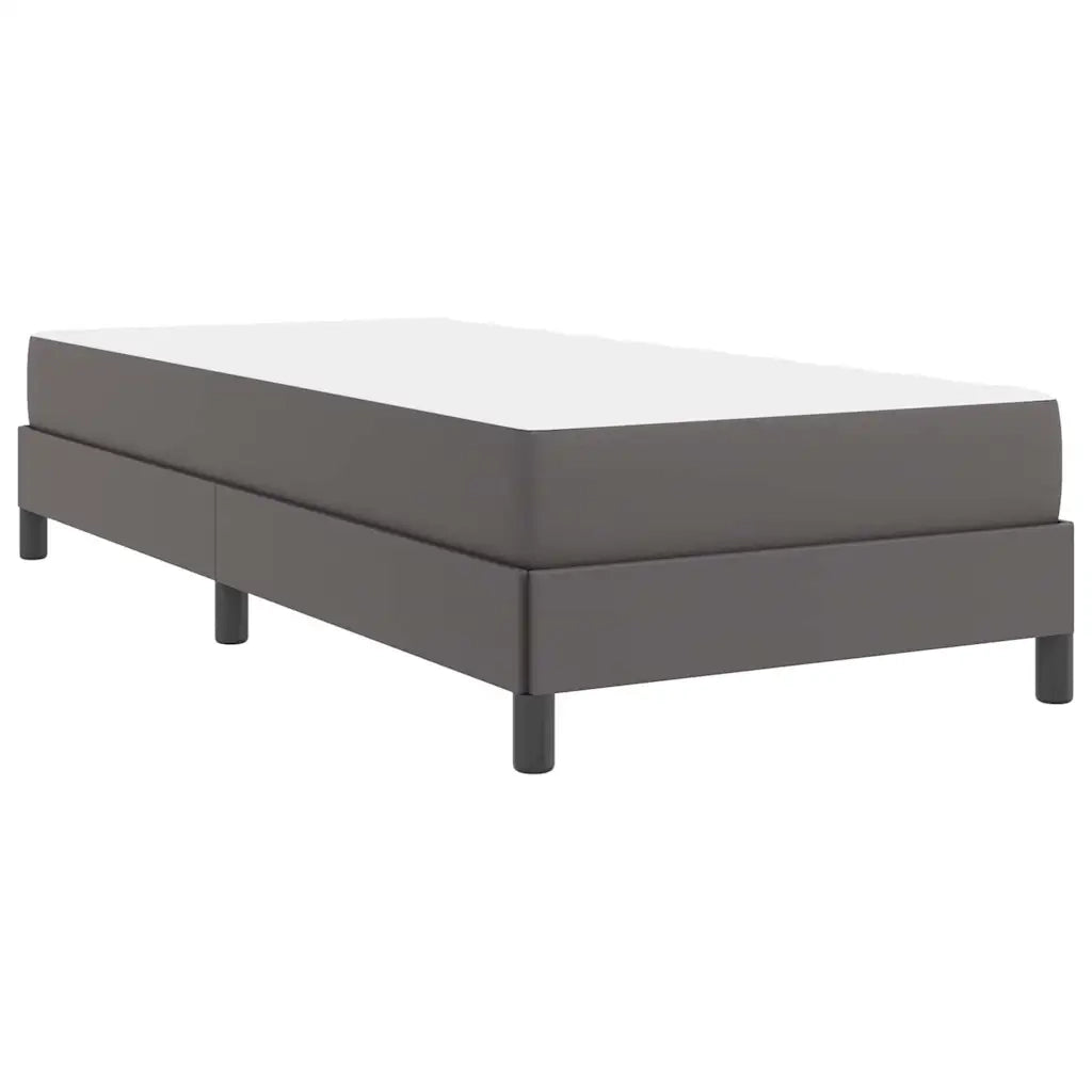 Struttura del letto con materasso Grigio 90 x 200 cm Tessuto 3398611