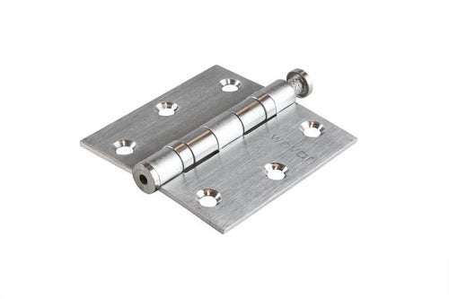 CERNIERA CON CUSCINETTI E SFERE 90x75 mm - Bronzata