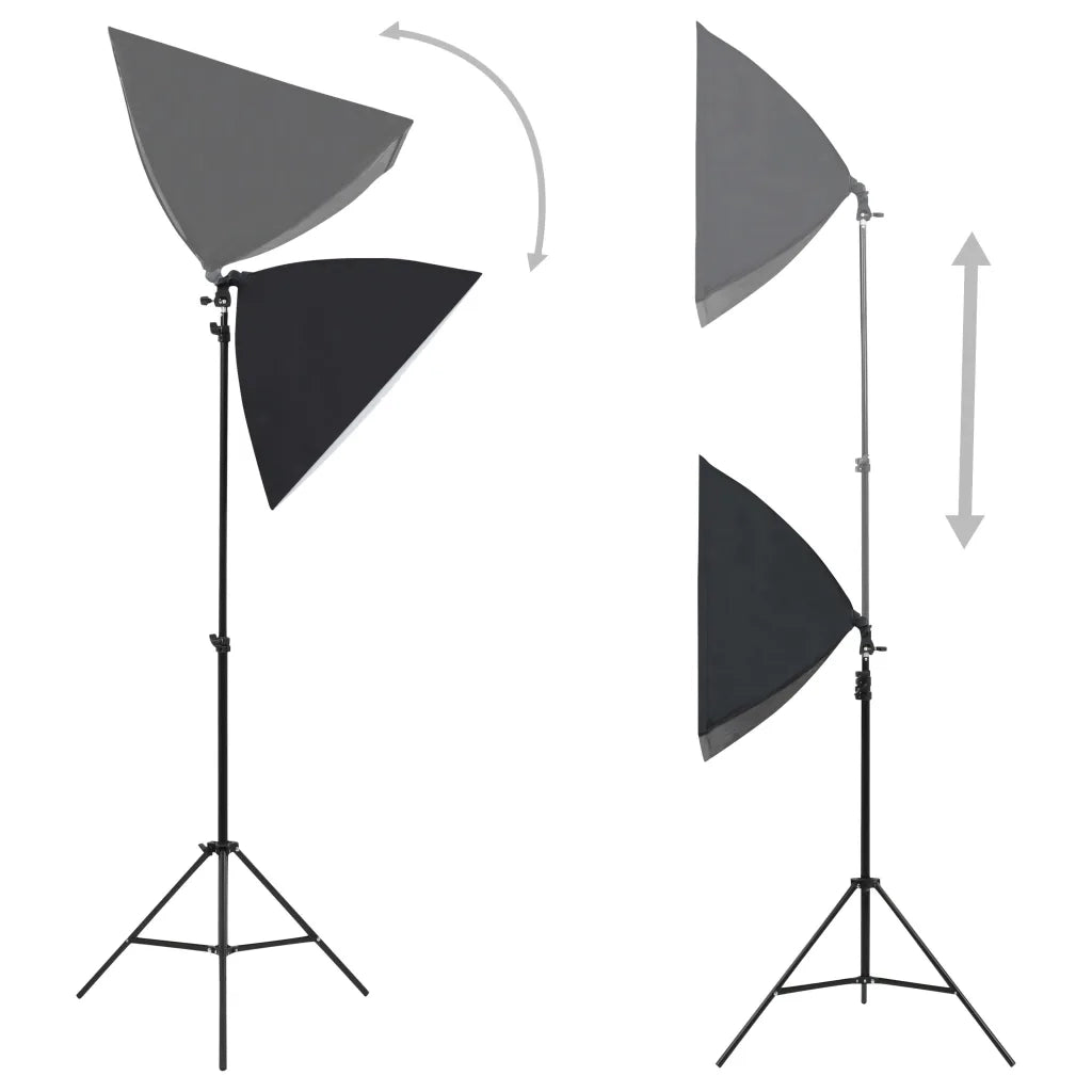 Kit per Studio Fotografico con Luce Softbox e Fondali CFW1860840