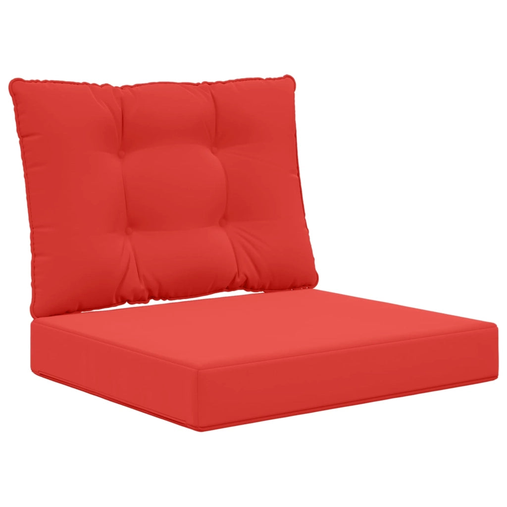 Cuscino per divano da esterno 2 pcs Rosso Poliestere 900784