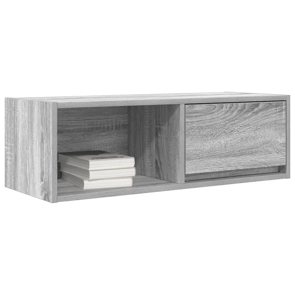 Mobile Porta TV Grigio Sonoma 80x31x25,5 cm Legno Multistrato 861464