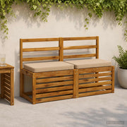 Cuscini per Panchina a 2 Pezzi VUGHT 2 pcs 100% Poliestere 951003