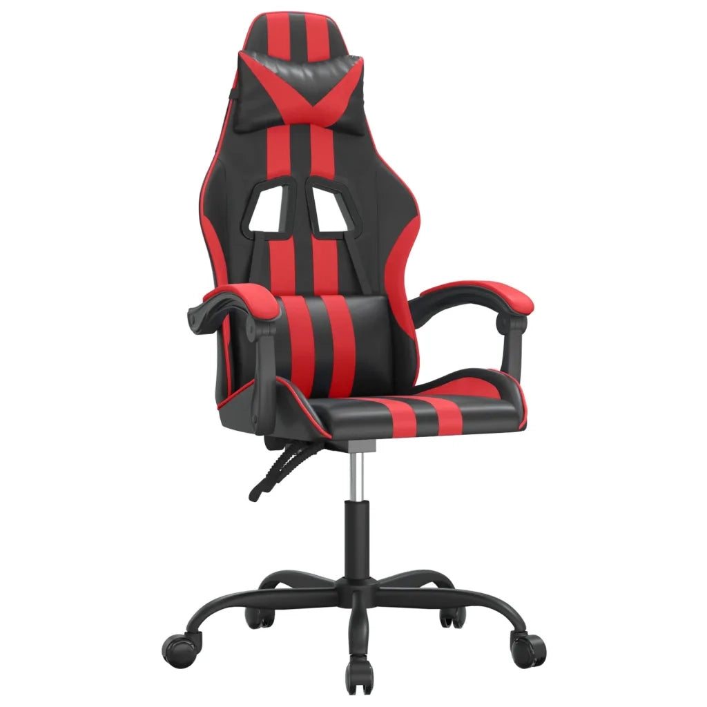 Sedia da Gaming Nera e Rossa in Similpelle 3143819