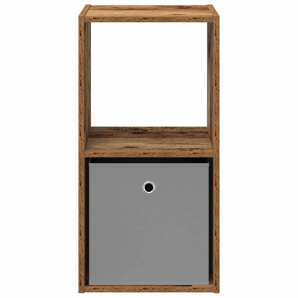 Comodino con cassetto 2 pcs Legno vecchio 35 x 32 x 68,5 cm 8000641