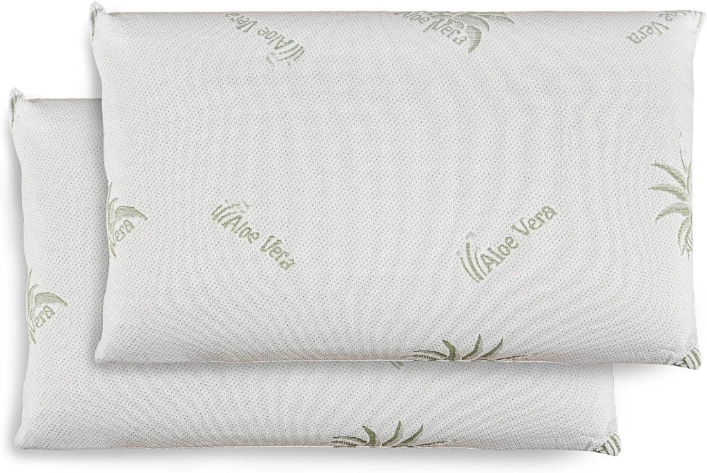 Coppia Guanciali In Vero Memory Foam Cuscino Saponetta Fodera Aloe Vera Guanciale Made In Italy Cuscino Letto Antiacaro