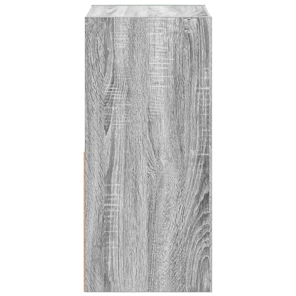 Comodino Grigio Sonoma 35 x 32 x 68,5 cm Legno multistrato 8000638